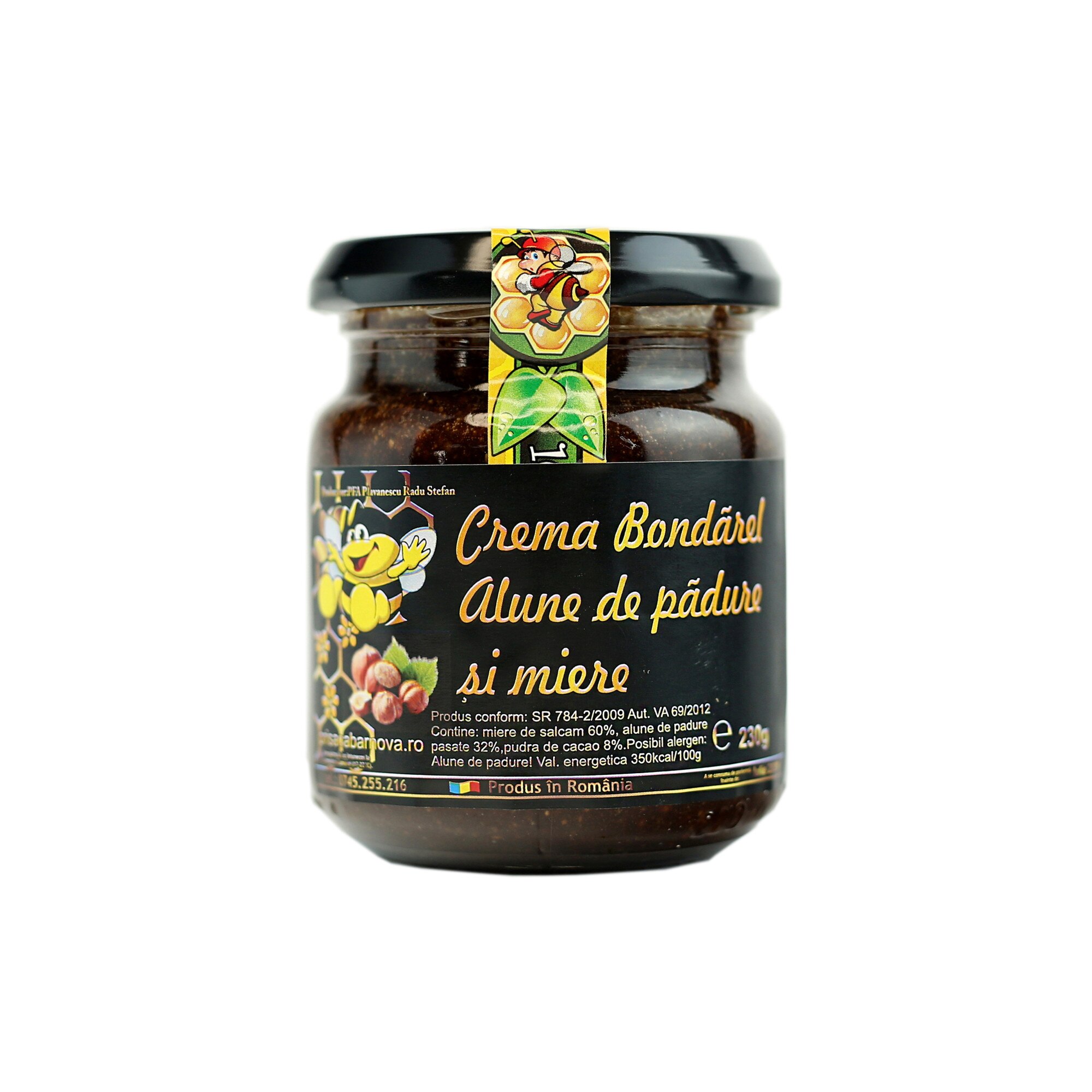 Crema Bondarel alune de padure Prisaca Barnova 230g