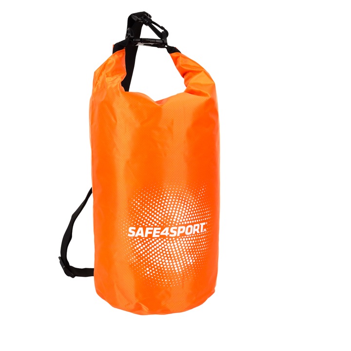 Vízálló hátizsák, Safe4sport, Gyorsan száradó, 10L, Narancssárga