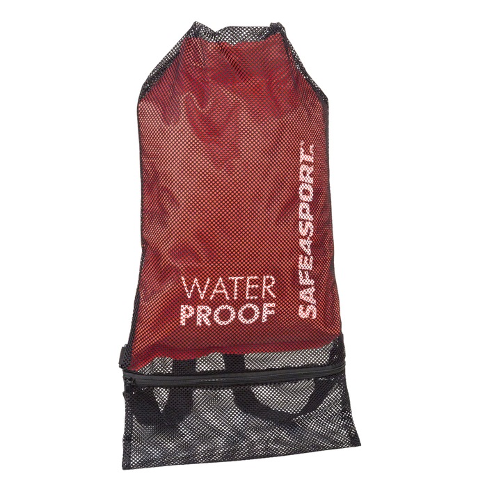 Водоустойчива раница, Safe4sport, бързосъхнеща, червена/черна