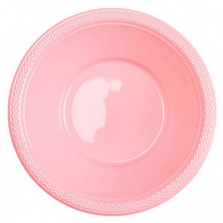 Műanyag mélytányér 10 db-os Pretty Pink DPA55228606