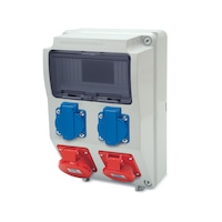 Tablou electric precablat si echipat cu prize IP44 1TX16A 1TX32A 2MX16A Famatel