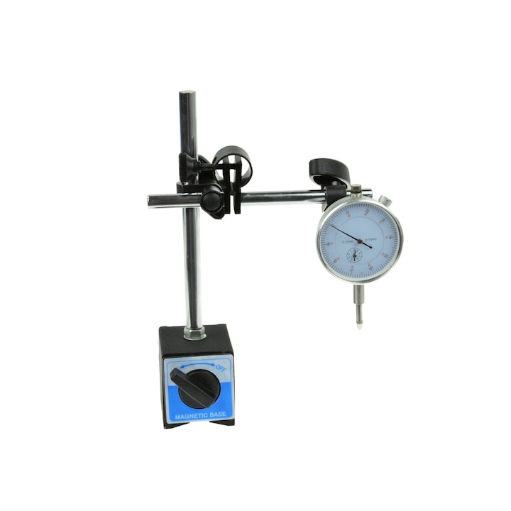 Stand magnetic automat + manometru cadran, Geko G02625