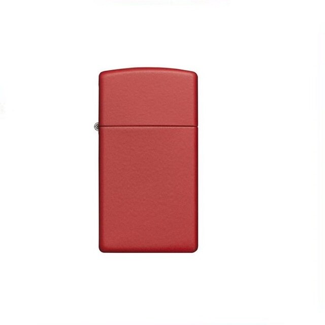 Bricheta Zippo Slim Red Matte, antivant, reincarcabila