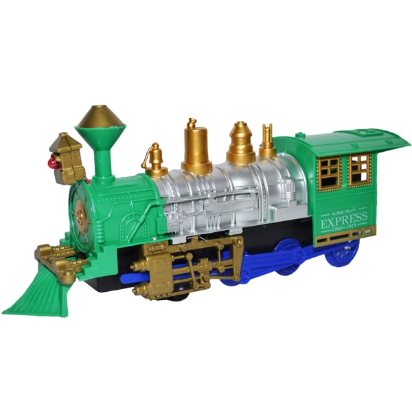 Locomotiva clasica, cu lumini, sunete si baterii