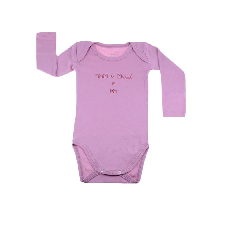 Body maneca lunga pentru Mini Bimbi Roz
