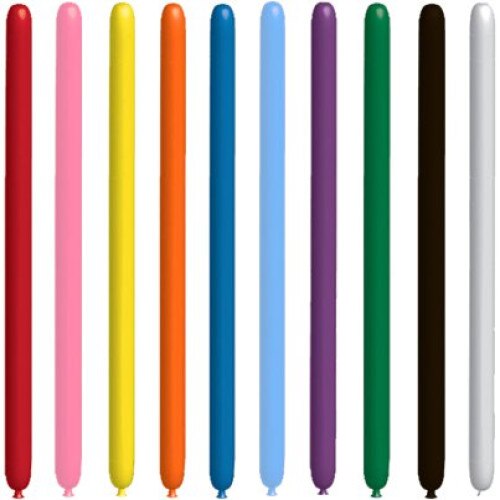 Set 100 baloane modelaj multicolore