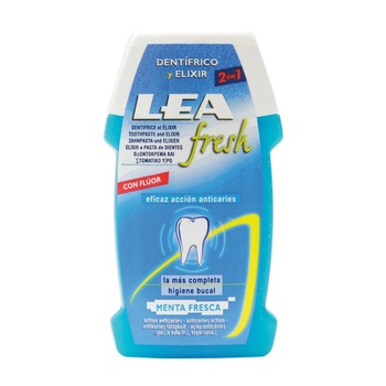 Pasta de dinti cu elixir pentru albire si aroma de menta LEA, 100 ml Pasta de dinti cu elixir pentru albire si aroma de menta LEA, 100 ml