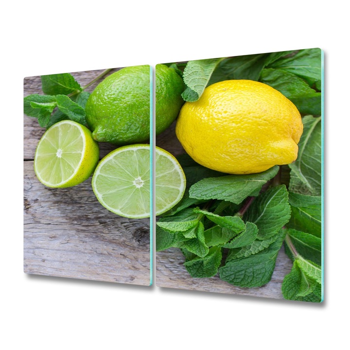 Set 2 tocatoare Tulup. Sticla. 81072206. 2x30x52. Lamaie