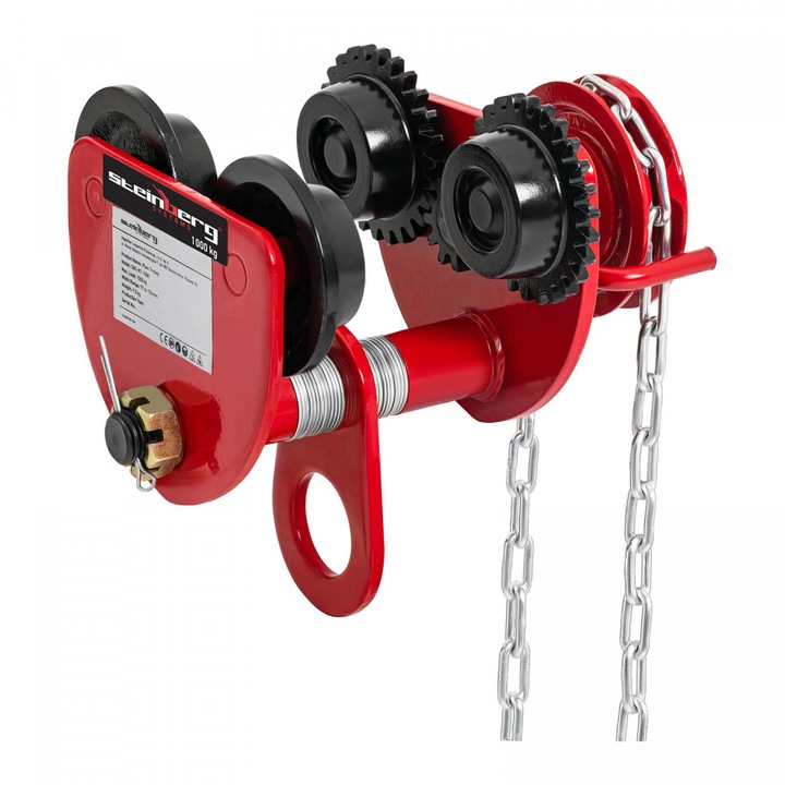 Carucior port palan pe lant, grinda, 1 tona, 77-133mm SBS-RT-1000 10030429