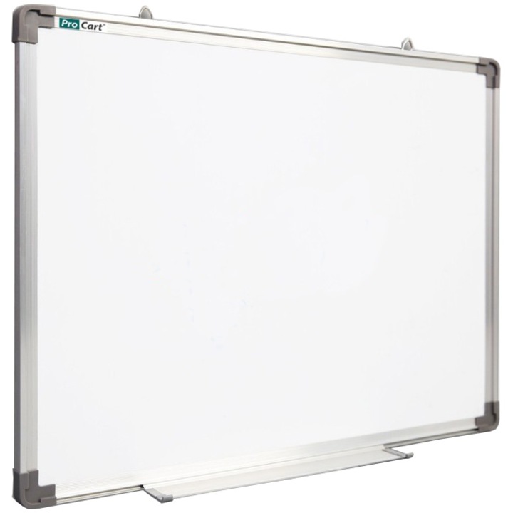 Магнитна дъска ProCart 45x60 см, Алуминиева рамка, Държач за маркери, Бяла повърхност