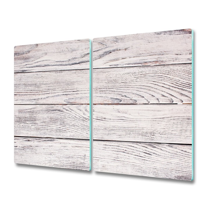 Set 2 tocatoare din sticla Tulup. 75817885. 2x30x52. Model lemn