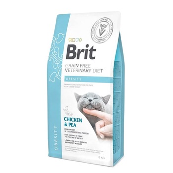 Hrana dietetica pentru pisici, Brit VD Grain Free, Obesity, 5 kg Hrana dietetica pentru pisici, Brit VD Grain Free, Obesity, 5 kg