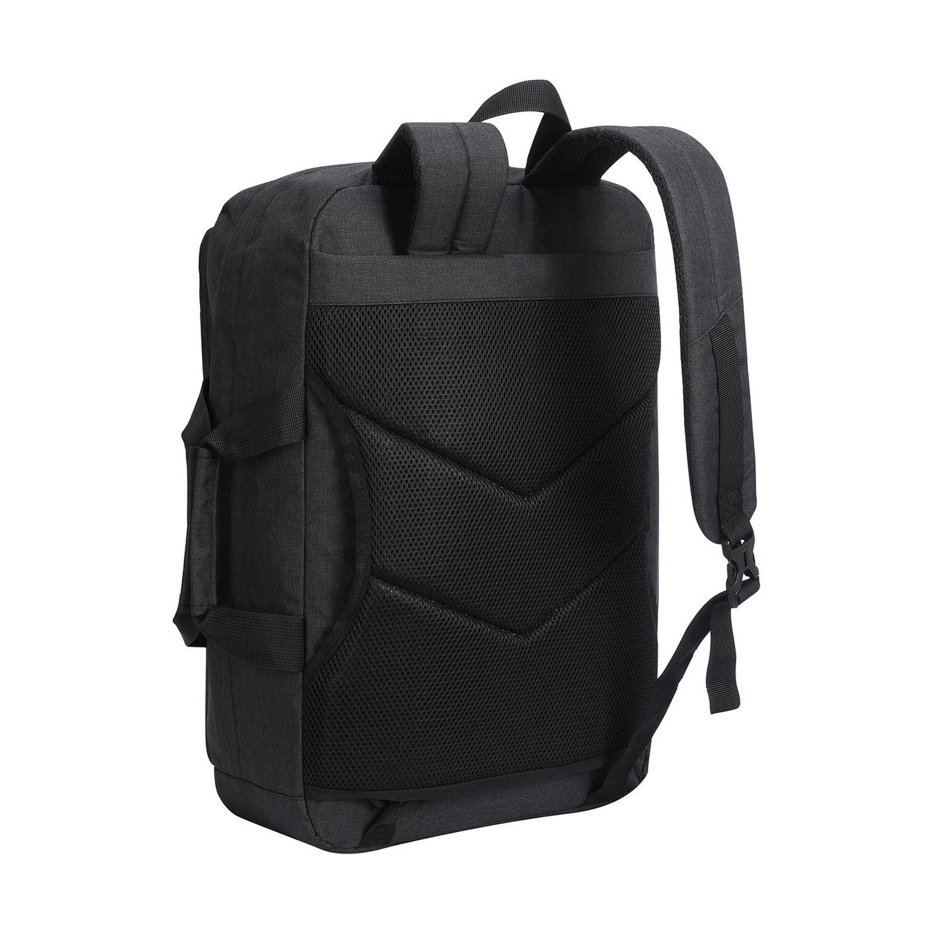 Rucsac laptop, Hybrid, cu port USB, 15.6", Gri/Negru