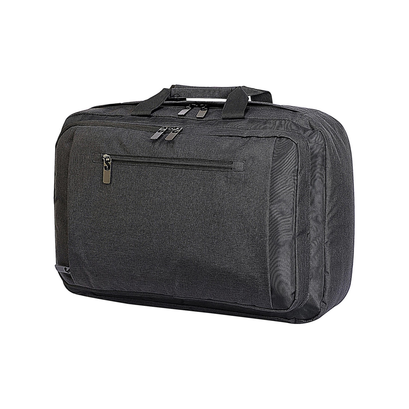 Rucsac laptop, Hybrid, cu port USB, 15.6", Gri/Negru