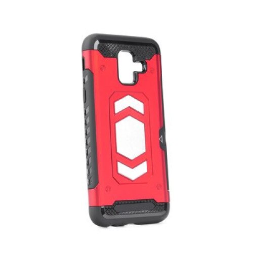 Husa Samsung Galaxy A6 Plus 2018 FORCELL Magnetica Rosu-Negru