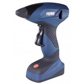 Pistol de lipit Ferm, 7.2 V, 1.5 Ah, Li-Ion, Albastru Pistol de lipit Ferm, 7.2 V, 1.5 Ah, Li-Ion, Albastru