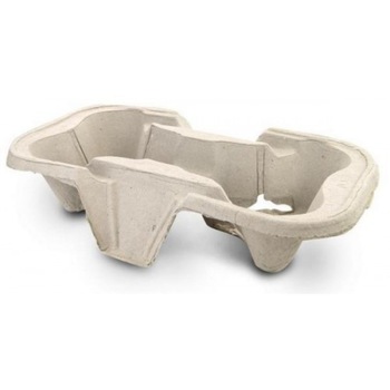 Suport din Carton pentru 2 Pahare, 225x105x48 mm, 150 Buc/Set, Tip Cofrag, Suporturi pentru Pahare Cofraj, TO GO Suport din Carton pentru 2 Pahare, 225x105x48 mm, 150 Buc/Set, Tip Cofrag, Suporturi pentru Pahare Cofraj, TO GO