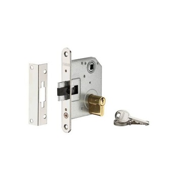 Broasca usa intrare, ingropata, 55 x 55 mm, include cilindru profil european cu 3 chei, zincat - potrivita usa metalica Broasca usa intrare, ingropata, 55 x 55 mm, include cilindru profil european cu 3 chei, zincat - potrivita usa metalica