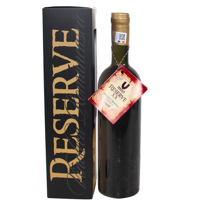 Vin rosu, colectie Vinia, Feteasca Neagra Crama 9 - 2008, Podgoria Bohotin, Sec, 0.75l