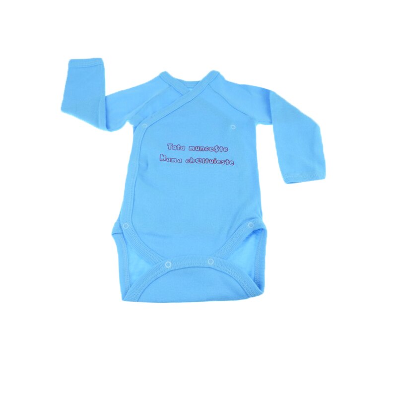 Body maneca lunga baieti Mini Bimbi, Albastru