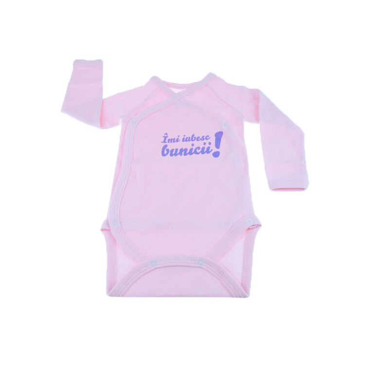 Body maneca lunga, fetite, Mini Bimbi, Roz