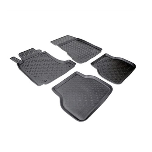 Set covorase auto cauciuc VagAuto pentru BMW 5 (E39) (1995-2003) - 4 bucati, negru