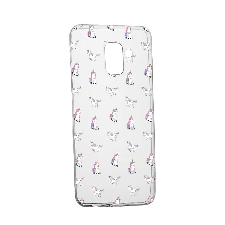 Husa de protectie Unicorn, pentru Samsung Galaxy J6 2018, rezistenta la uzura, anti-alunecare, din silicon Premium, 522