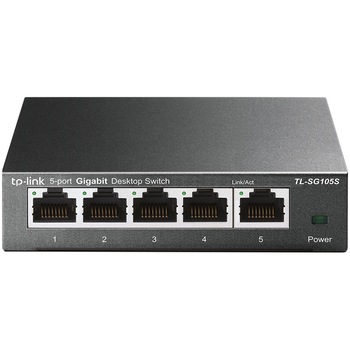 Switch TP-LINK TL-SG105S 5-Port 10/100/1000Mbps Switch TP-LINK TL-SG105S 5-Port 10/100/1000Mbps
