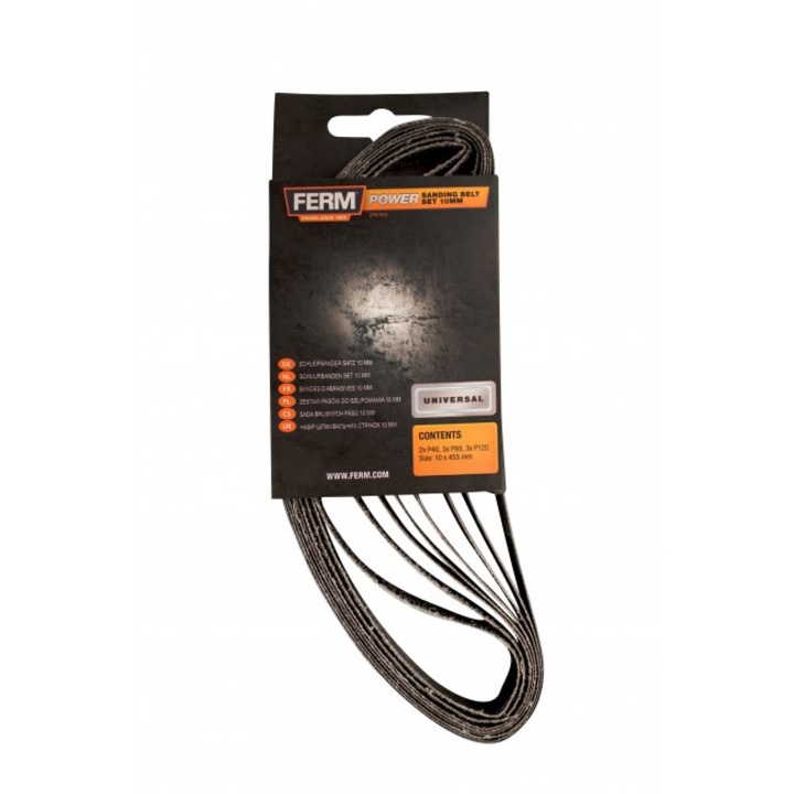 Set hartie abraziva pentru slefuitor de precizie electric Ferm, EFA1003, 8 bucati, 10mm