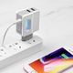 Зарядно Hoco Wall charger C75 Imperious Dual USB Port, 2.4А + Micro USB Кабел, Бял