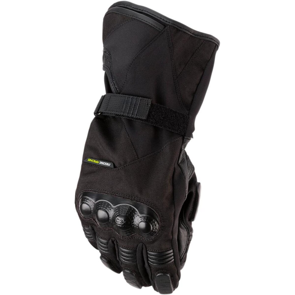 Manusi moto piele/textil Moose Racing ADV1,lungi, negru marime M