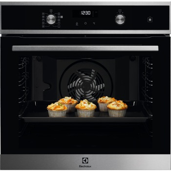 Cuptor incorporabil Electrolux EOD6P60X, Electric, 72 l, Clasa A+, Autocuratare pirolitica, SteamBake, Negru Cuptor incorporabil Electrolux EOD6P60X, Electric, 72 l, Clasa A+, Autocuratare pirolitica, SteamBake, Negru