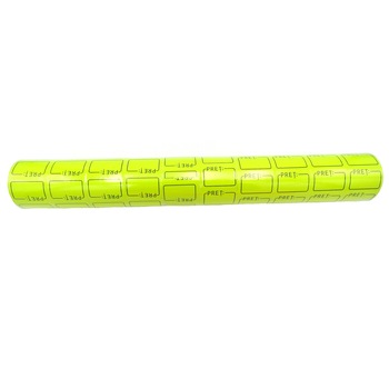 Set etichete autoadezive, pret, galben Set etichete autoadezive, pret, galben