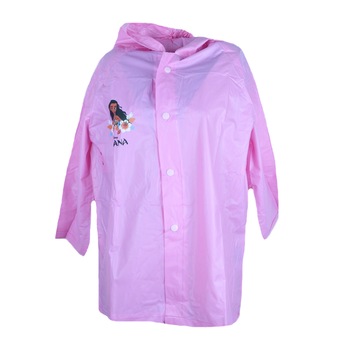 Pelerina de ploaie pentru fetite Disney Vaiana DISVAI52285443U, Roz, 122 cm Pelerina de ploaie pentru fetite Disney Vaiana DISVAI52285443U, Roz, 122 cm