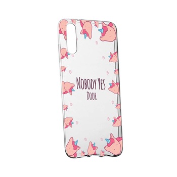 Husa de protectie Unicorn - Nobody yes, pentru Huawei P30, rezistenta la uzura, anti-alunecare, din silicon Premium, 523 Husa de protectie Unicorn - Nobody yes, pentru Huawei P30, rezistenta la uzura, anti-alunecare, din silicon Premium, 523