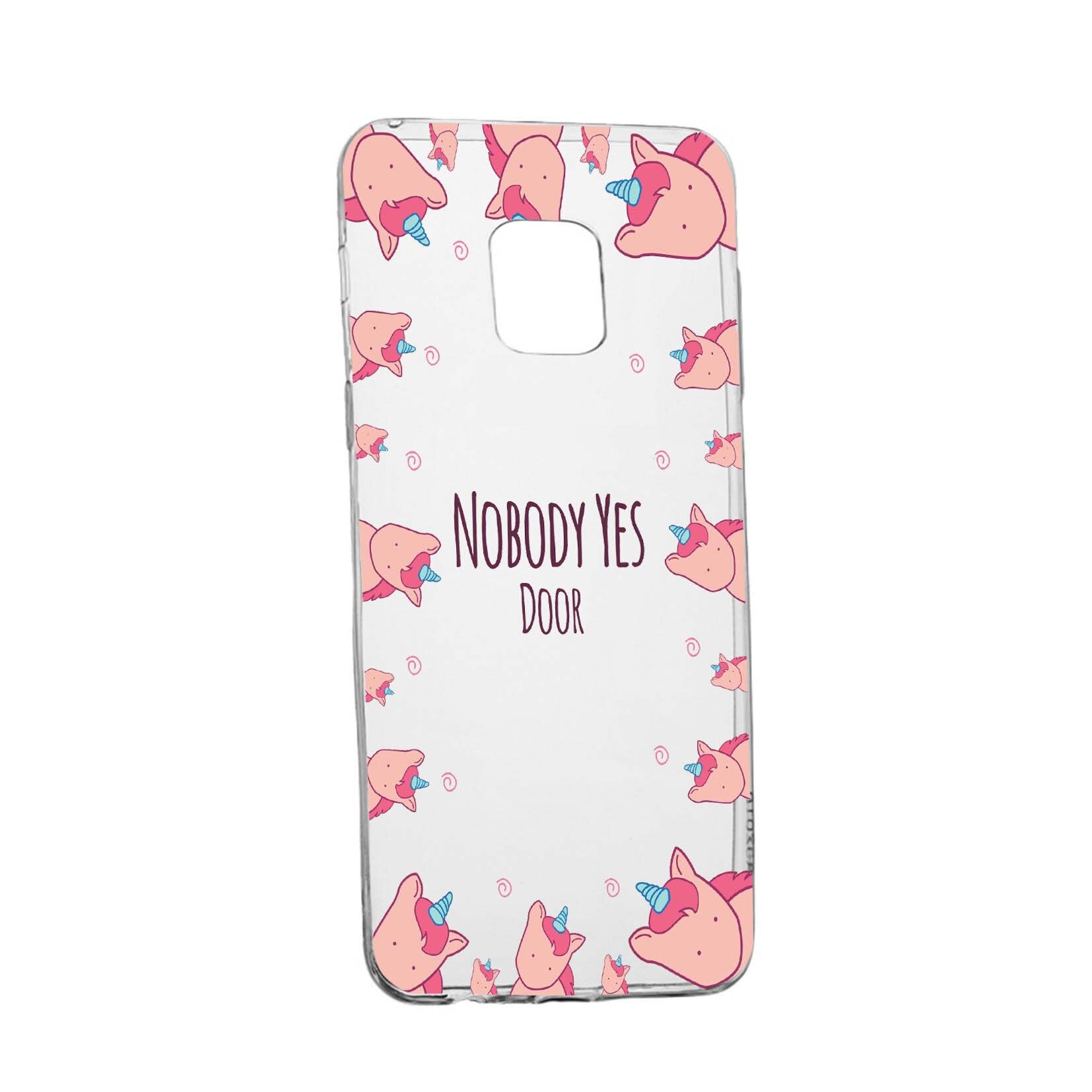 Husa de protectie Unicorn - Nobody yes, pentru Sony Xperia 10/ XA3, rezistenta la uzura, anti-alunecare, din silicon Premium, 523