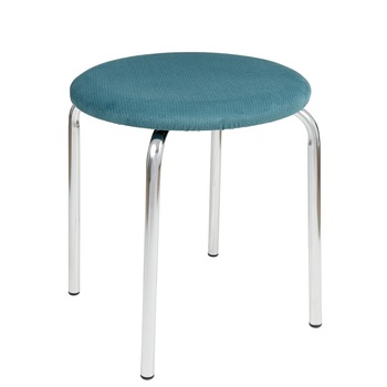 Scaun Sofia crom, stofa Turcoaz Scaun Sofia crom, stofa Turcoaz