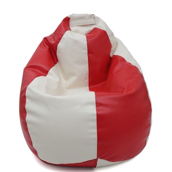 Fotoliu para bicolor, Alb/Rosu Fotoliu para bicolor, Alb/Rosu