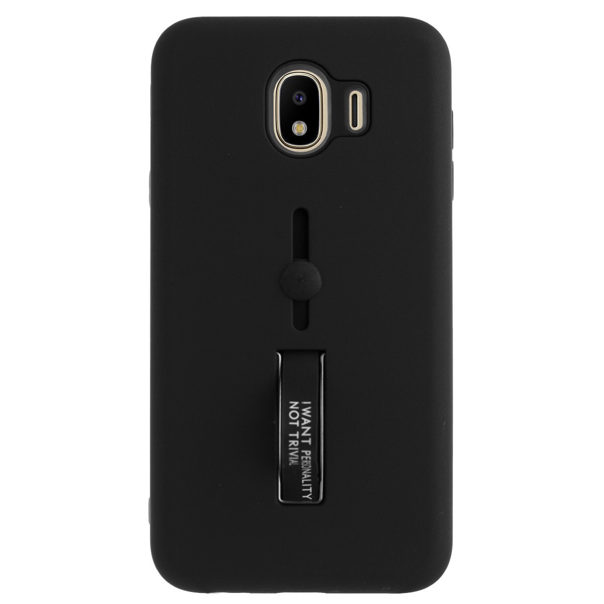 Husa Samsung Galaxy J4 2018 Ring Finger, Neagra