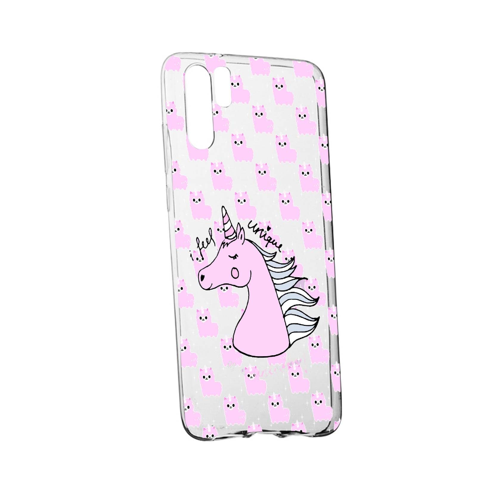 Husa de protectie Unicorn - I Feel Unique, pentru Samsung Galaxy Note 10 Plus, rezistenta la uzura, anti-alunecare, din silicon Premium, 521