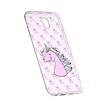 Husa de protectie Unicorn - I Feel Unique, pentru LG K30 2019, rezistenta la uzura, anti-alunecare, din silicon Premium, 521 Husa de protectie Unicorn - I Feel Unique, pentru LG K30 2019, rezistenta la uzura, anti-alunecare, din silicon Premium, 521