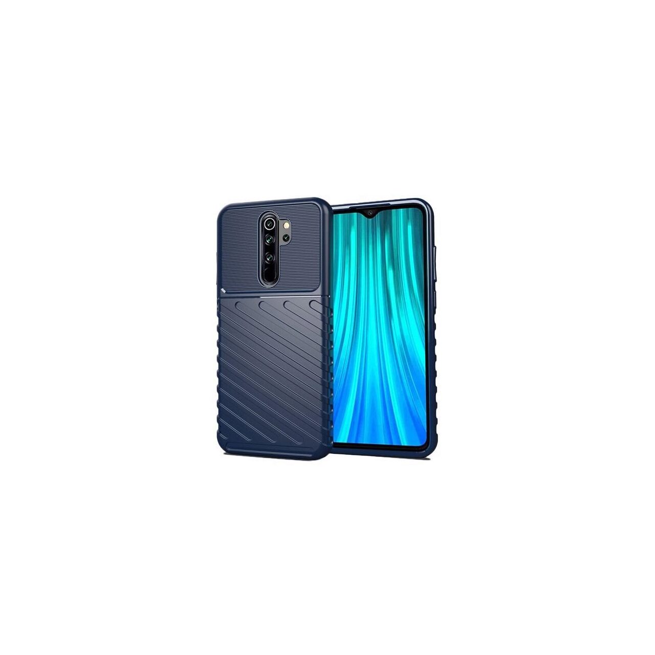 Husa Xiaomi Redmi Note 8 Pro - iberry Thunder TPU Flexibil Albastru