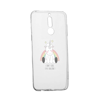 Husa de protectie Unicorn - I Don't Care, pentru Xiaomi Redmi K20, rezistenta la uzura, anti-alunecare, din silicon Premium, 524 Husa de protectie Unicorn - I Don't Care, pentru Xiaomi Redmi K20, rezistenta la uzura, anti-alunecare, din silicon Premium, 524