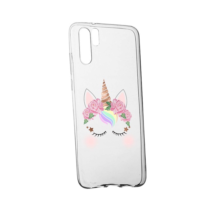 Husa de protectie Unicorn, pentru Huawei P30 Pro, rezistenta la uzura, anti-alunecare, din silicon Premium, 525