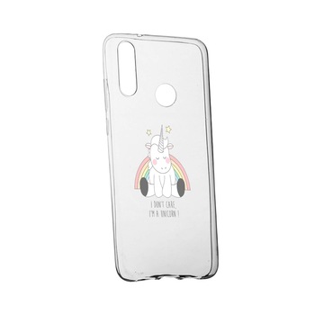 Husa de protectie Unicorn - I Don't Care, pentru Xiaomi Mi A3 Lite, rezistenta la uzura, anti-alunecare, din silicon Premium, 524 Husa de protectie Unicorn - I Don't Care, pentru Xiaomi Mi A3 Lite, rezistenta la uzura, anti-alunecare, din silicon Premium, 524