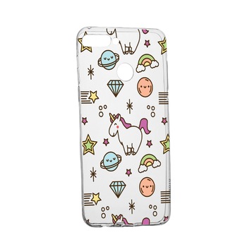 Husa de protectie Unicorn - universe, pentru Huawei Y7 Prime 2018 / Y7 2018, rezistenta la uzura, anti-alunecare, din silicon Premium, 526 Husa de protectie Unicorn - universe, pentru Huawei Y7 Prime 2018 / Y7 2018, rezistenta la uzura, anti-alunecare, din silicon Premium, 526