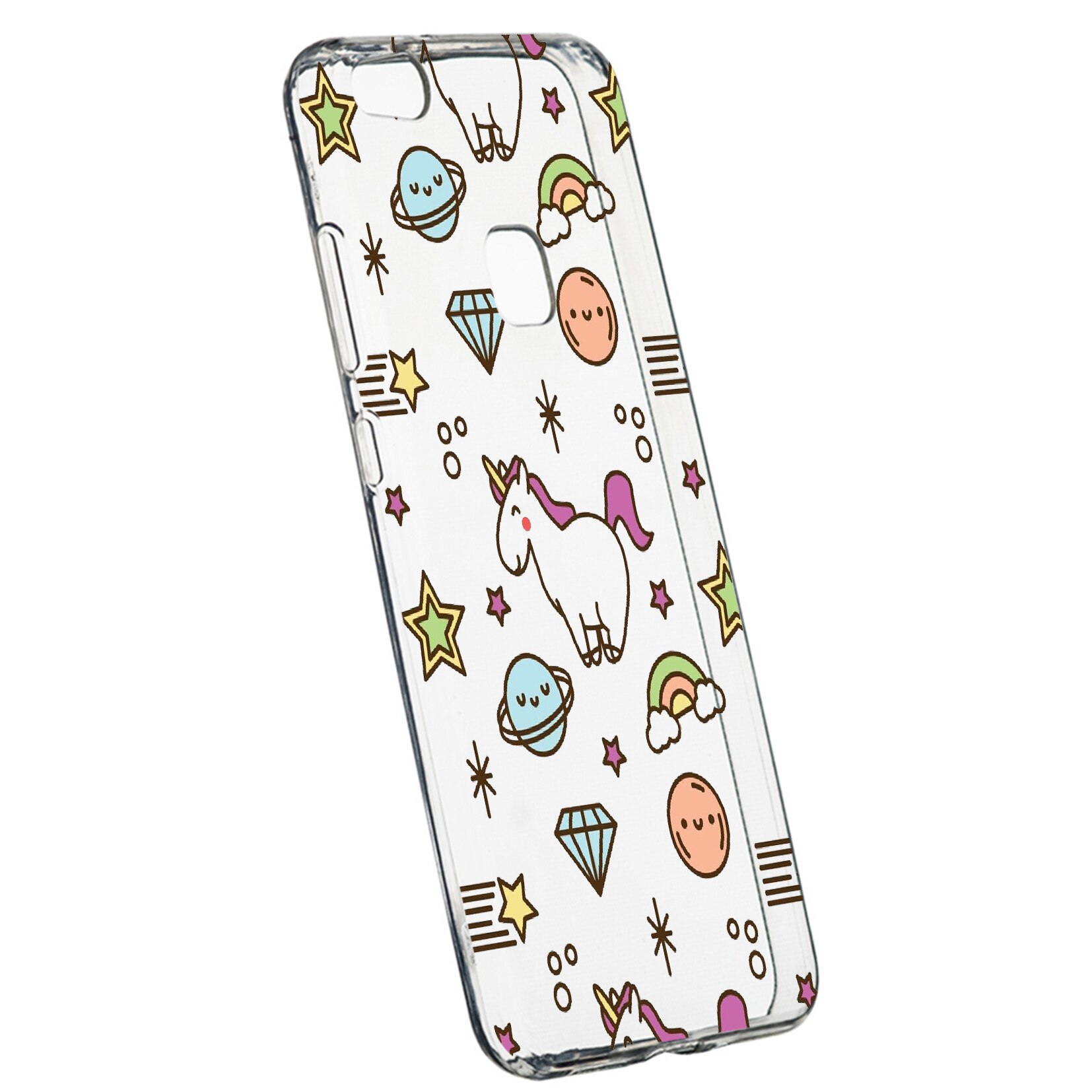 Husa de protectie Unicorn - universe, pentru Huawei Honor 8X/ View 10 Lite, rezistenta la uzura, anti-alunecare, din silicon Premium, 526