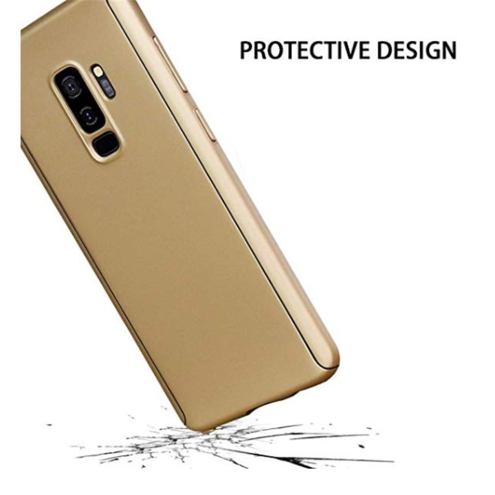MyStyle Gold FullBody калъф за Samsung Galaxy S9 Plus пълно 360 градусово покритие със защитно фолио