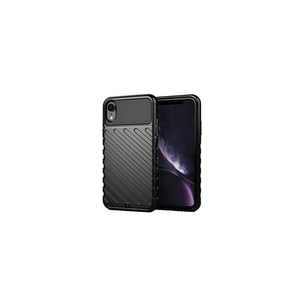 Husa Apple iPhone XR - iberry Thunder TPU Flexibil Negru