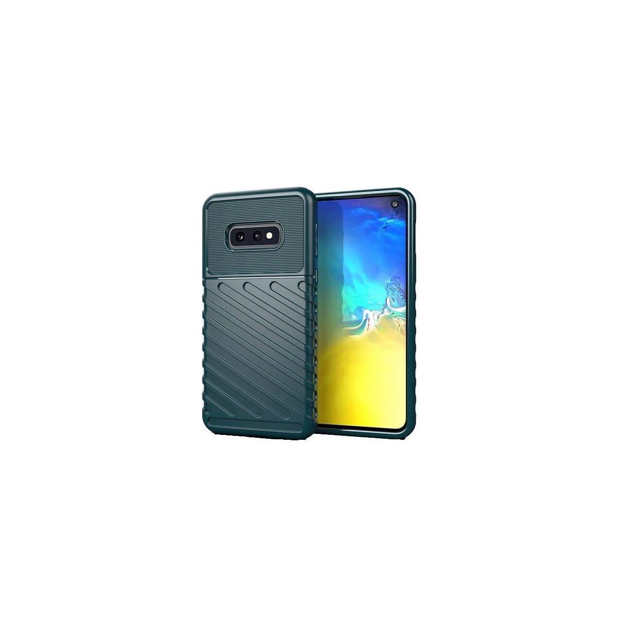 Husa Samsung Galaxy S10e - iberry Thunder TPU Flexibil Verde